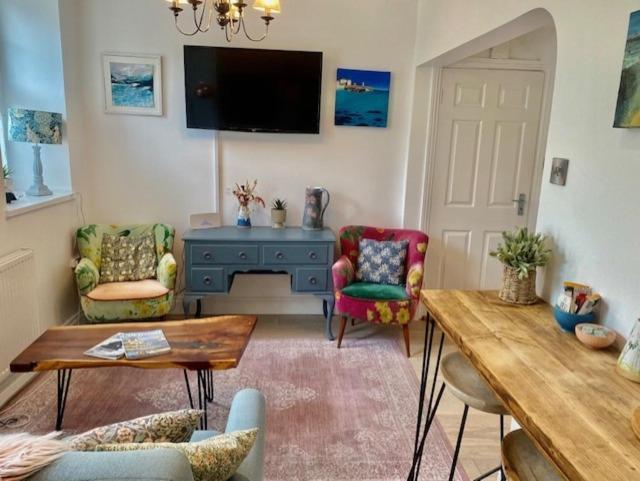 St Ives Apartment Private Parking With Garden 10 Minute Walk Into Town And Beach Kültér fotó